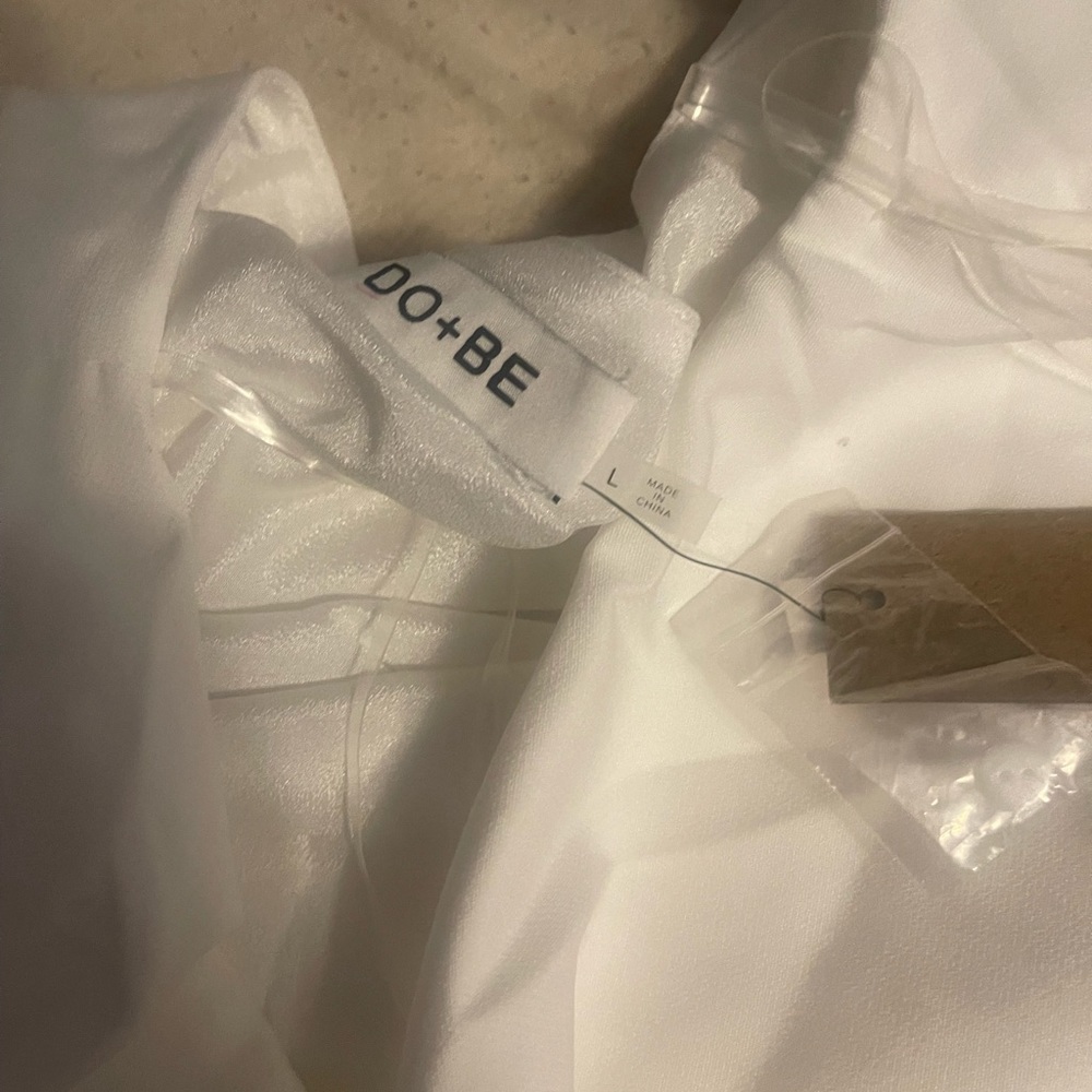 White dress bridal shower dress